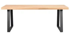 BROOKLYN MATBORD EK/SVART 170 U-Ben