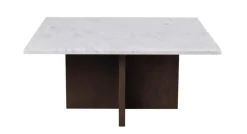 BROOKSVILLE SOFFBORD BRUN/VIT MARMOR