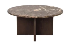 BROOKSVILLE SOFFBORD RUND BRUN MARMOR