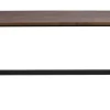 Carradale matbord 170 brun ek/A-ben svart metall