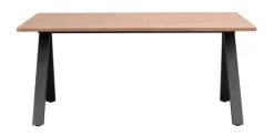 Carradale matbord 170 ek/V-ben svart metall