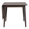 Filippa klaffbord 80+45 mörkbrun ek