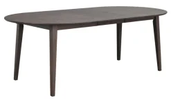 Filippa matbord ovalt 170/210 ek mörkbrun