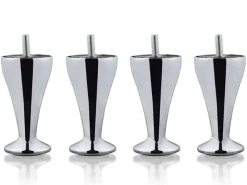 HOME SÄNGBEN METALL 4-PACK