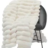 Liny Blanket L - Ivory Pläd