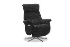 Lissabon recliner fåtölj fårskinn