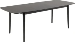 Montreux Matbord Svart 180-219 cm.