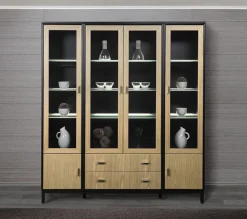 Regal Wood Svart Ek 164 Vitrin