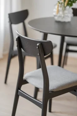 RODHAM KÖKSSTOL SVART/MÖRKGRÅ