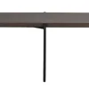 SHELTON SOFFBORD BRUN/SVART 145cm