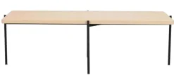 Shelton Soffbord Vitpigmenterad/svart