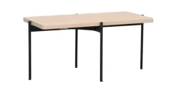 Shelton Soffbord Vitpigmenterad/svart