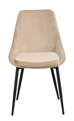 SIERRA STOL SAMMET BEIGE/SVART