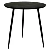 SMOKEY MATBORD RUND 80 SVART