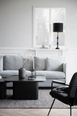 SULLIVAN SOFFBORD SVART 80X80